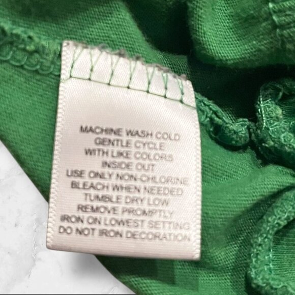Beverly Hills Polo Club Green Women's Top Keyhole Back Short Sleeve Size 1X - Picture 4 of 14